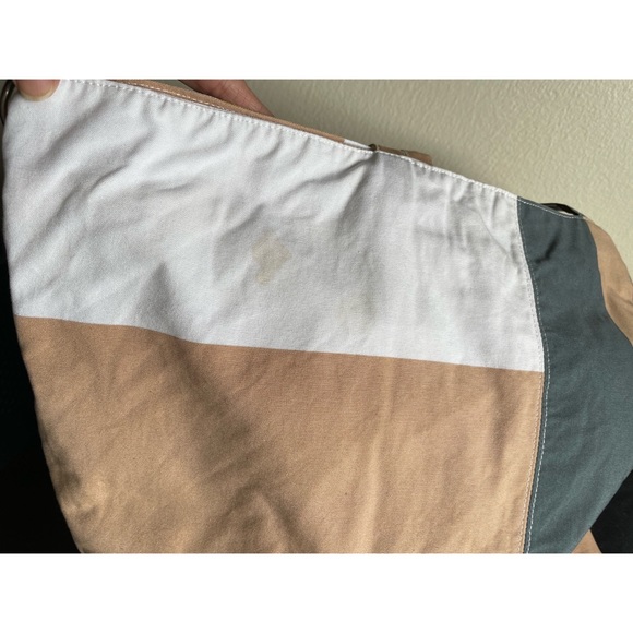 Vintage Modernism Geometric Print Large Canvas Tote - Picture 4 of 7